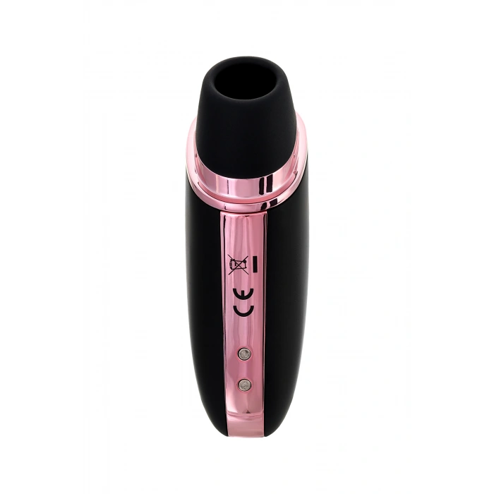 Nevamel® Satisfyer Love Triangle Vakum Dalgası Klitoral Stimülatör, Silikon, Siyah, 8,8 Cm