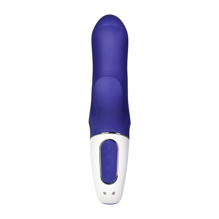 Nevamel® Satisfyer Magic Bunny Gerçekçi Olmayan Vibratörü, Silikon, Mor, 17,7 Cm