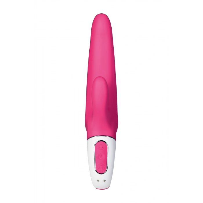 Nevamel® Satisfyer Mr.rabbit Vibratör, Silikon, Kırmızı, 22,1 Cm