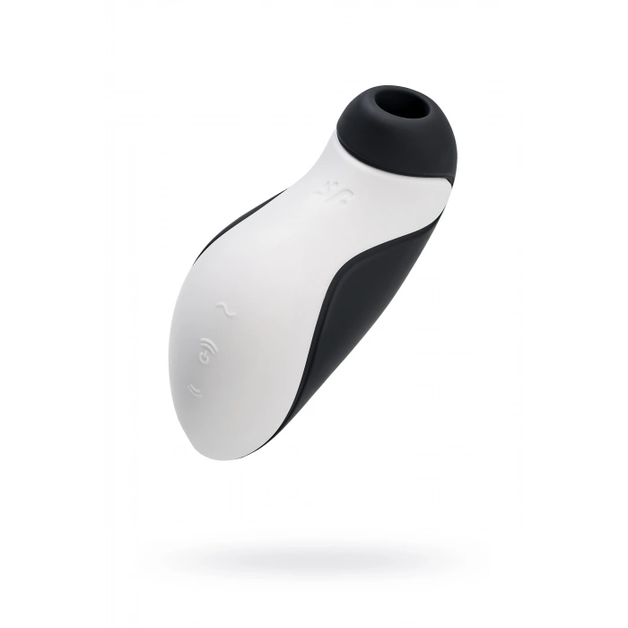 Nevamel® Satisfyer Orca Vakum Dalgası Temassız Klitoral Uyarıcı, Silikon, Siyah, 11,5 Cm