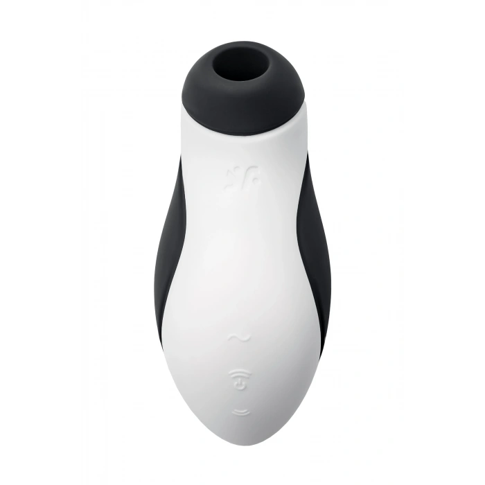 Nevamel® Satisfyer Orca Vakum Dalgası Temassız Klitoral Uyarıcı, Silikon, Siyah, 11,5 Cm