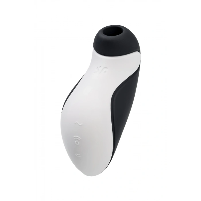 Nevamel® Satisfyer Orca Vakum Dalgası Temassız Klitoral Uyarıcı, Silikon, Siyah, 11,5 Cm