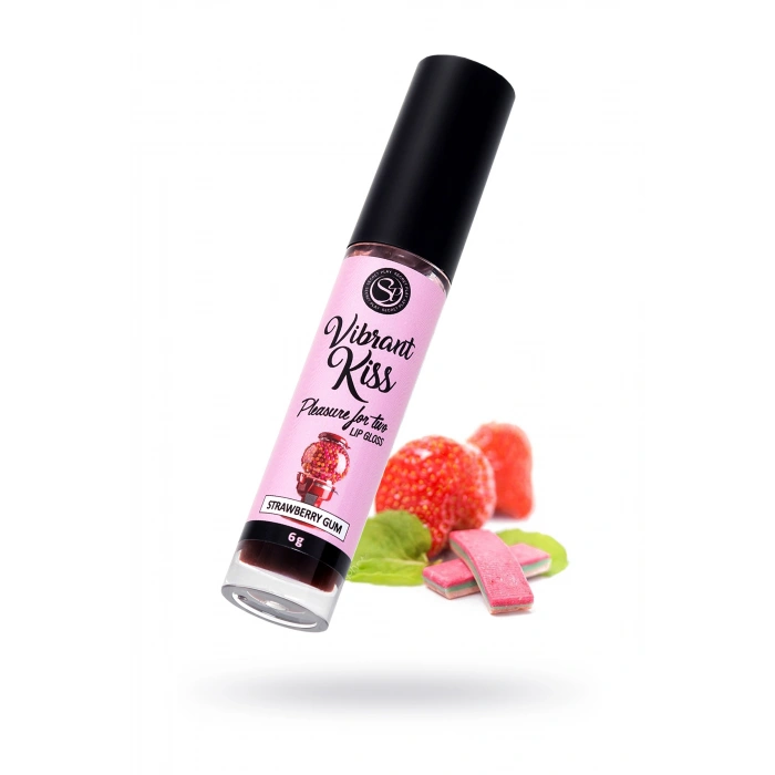 Nevamel® Secret Play Lip Gloss Vibrant Kiss Çilekli Sakız Aromalı Dudak Parlatıcı, 6 Gr