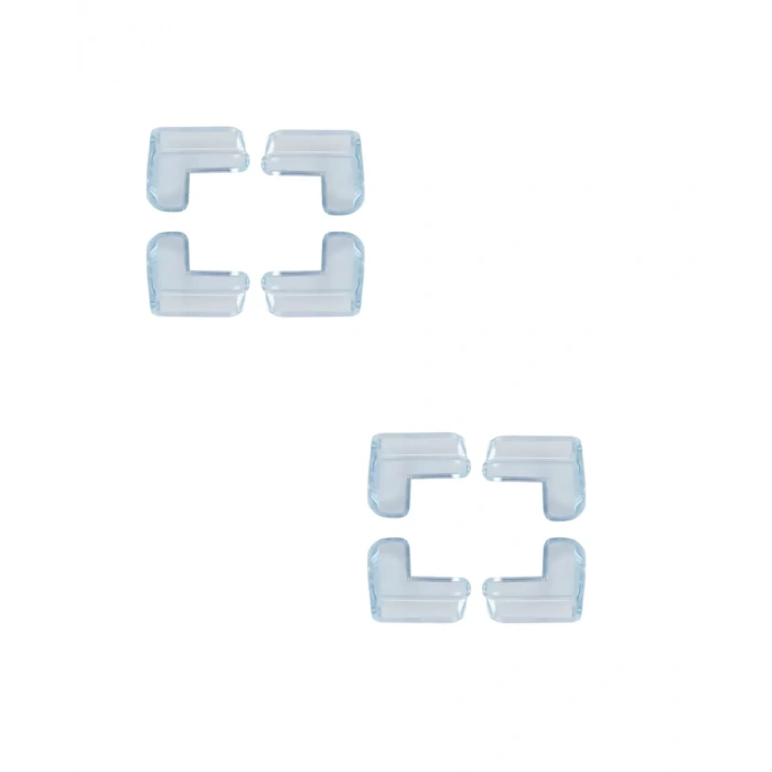 Nevamel® Şeffaf Masa Kenarı Koruyucu 8 Adet Mobilya Köşe Koruma Seti