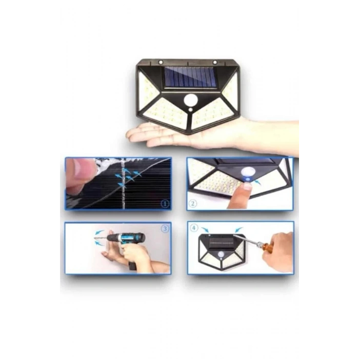 Nevamel® SENSÖRLÜ GÜNEŞ ENERJİLİ DUVAR LAMBASI