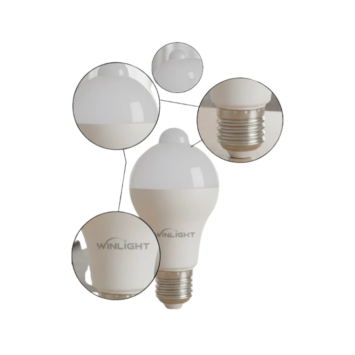 Nevamel® Sensörlü LED Lamba Otomatik Algılama Enerji Tasarruflu Aydınlatma