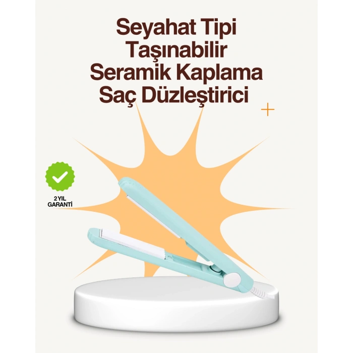 Nevamel Seramik Kaplamalı Saç Hasarını Azaltan Kısa Saçlara Uygun Bukle Maşası