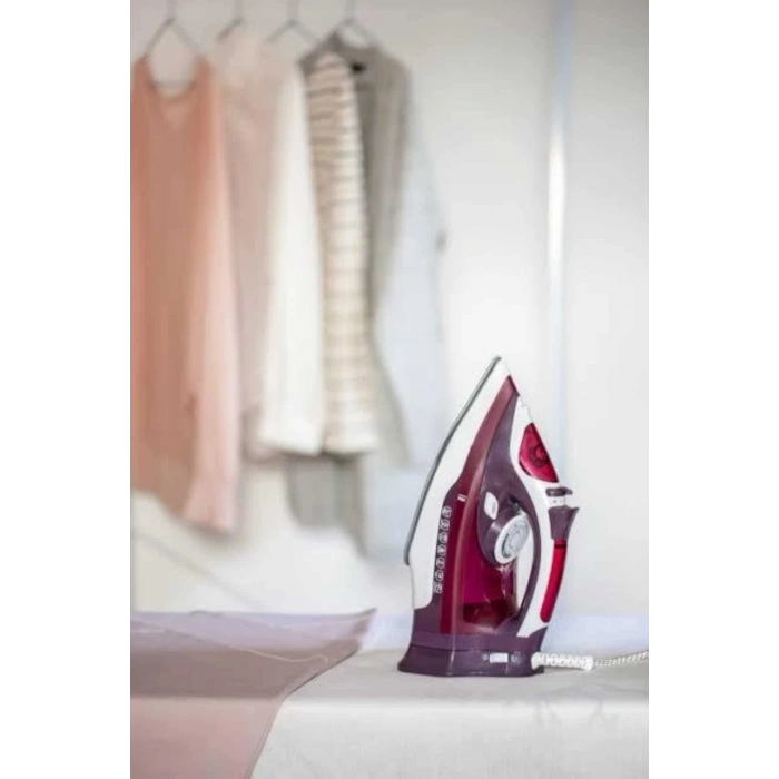 Nevamel Seramik Tabanlı Kırmızı 2200 Watt Şok Buharlı Ütü