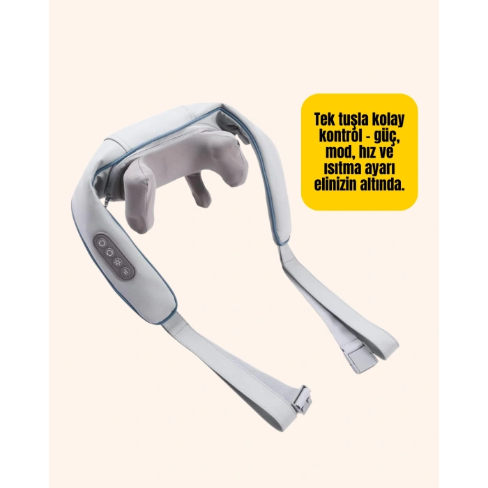 Nevamel Servikal Rahatlatıcı Masaj Aleti | Trapezius ve Sırt İçin Uygun