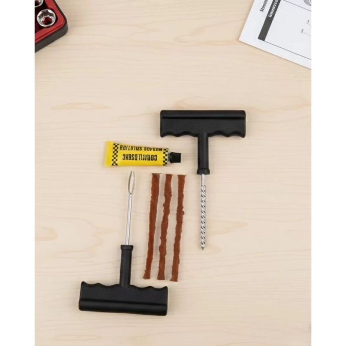 Nevamel® Servise Gerek Kalmadan Patlak Lastik Çözümü 6 Parça Set