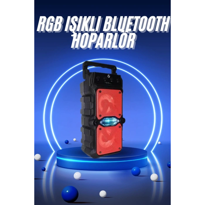 Nevamel Ses Bombası Kablosuz Bluetooth Hoparlör Çift Çıkışlı Yüksek Ses Kaliteli Hoparlör