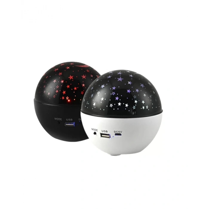 Nevamel® Sesle Tepki Veren Yıldız Projektör Oda Lambası