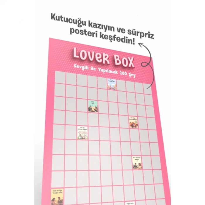 Nevamel® Sevgili ile Yapılacak 100 Şey - Kazı Kazan Posteri