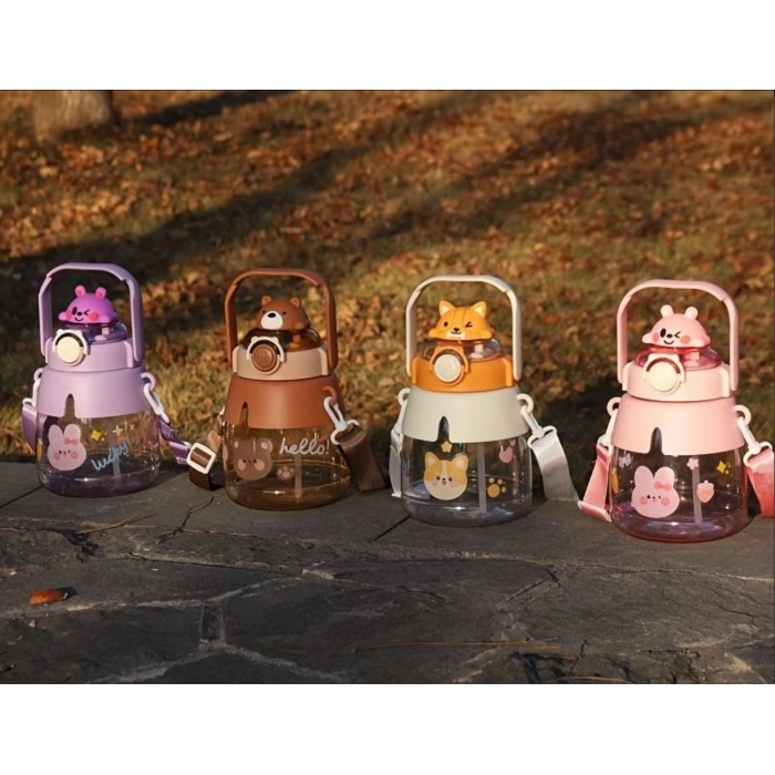 Nevamel Sevimli Hayvanlar Su Matarası