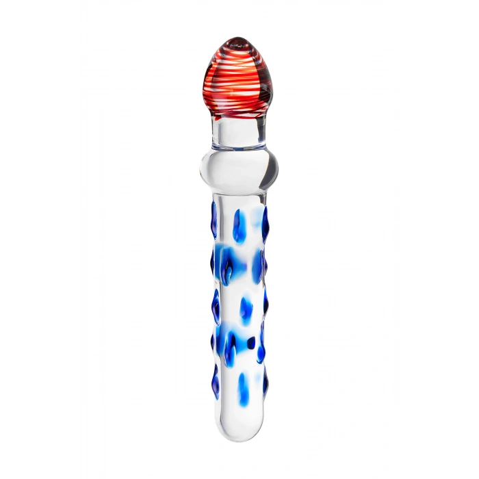 Nevamel® Sexus Glass Çift Taraflı Cam Dildo, Şeffaf, 20 Cm