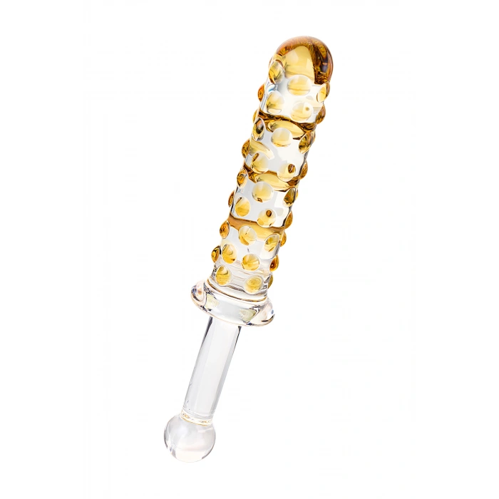 Nevamel® Sexus Glass Çift Taraflı Cam Dildo, Şeffaf, 25 Cm