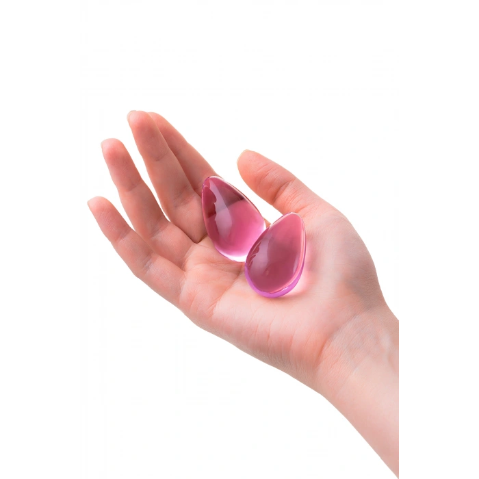 Nevamel® Sexus Glass Vajinal Topları, Cam, Pembe, Ø 2,7 Cm