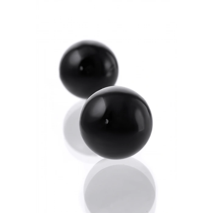 Nevamel® Sexus Glass Vajinal Topları, Cam, Siyah, Ø 3,2 Cm