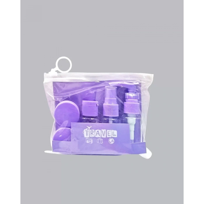 Nevamel® Seyahat Bakım Seti 5 Parça Sızdırmaz Şeffaf Kapaklı 30ml