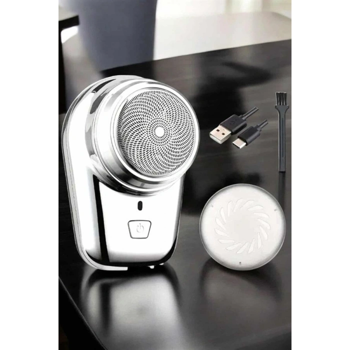 Nevamel Seyahat Tipi Tıraş Makinesi Taşınabilir Kablosuz Mini Paslanmaz Çelik