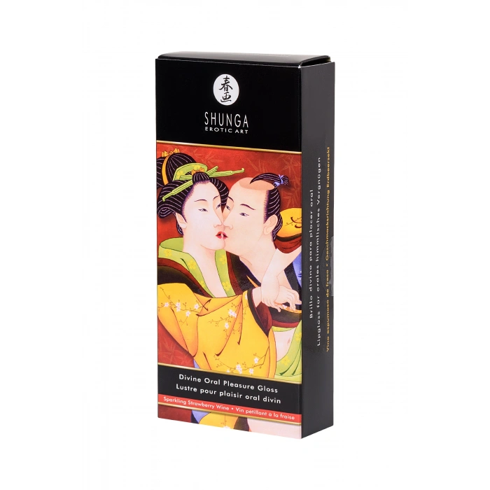Nevamel® Shunga İlahi Zevk Dudak Parlatıcısı, Buzlu Ateş Etkisi, Çilek Ve Şampanya, 10 Ml