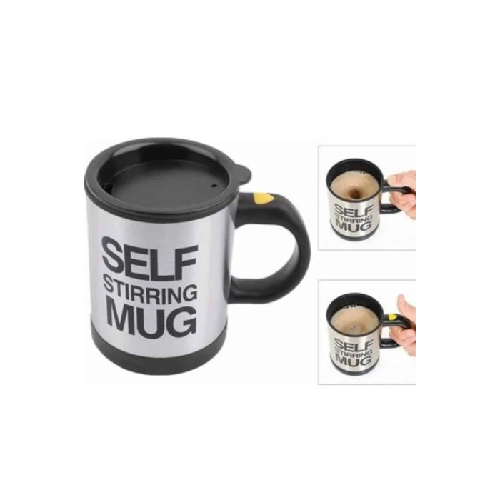 Nevamel Sıcak Tutan Termos Bardak Kendi Kendini Karıştıran Mikser Kupa