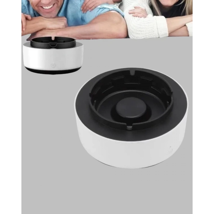 Nevamel® Sigara Dumanı ve Koku Giderici Hava Temizleyici Küllük – 2 Katmanlı Filtreli