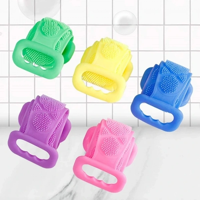 Nevamel Silikon Çift Taraflı Banyo Kesesi