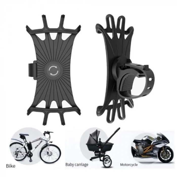 Nevamel Silikon Esnek Bisiklet Telefon Tutucu