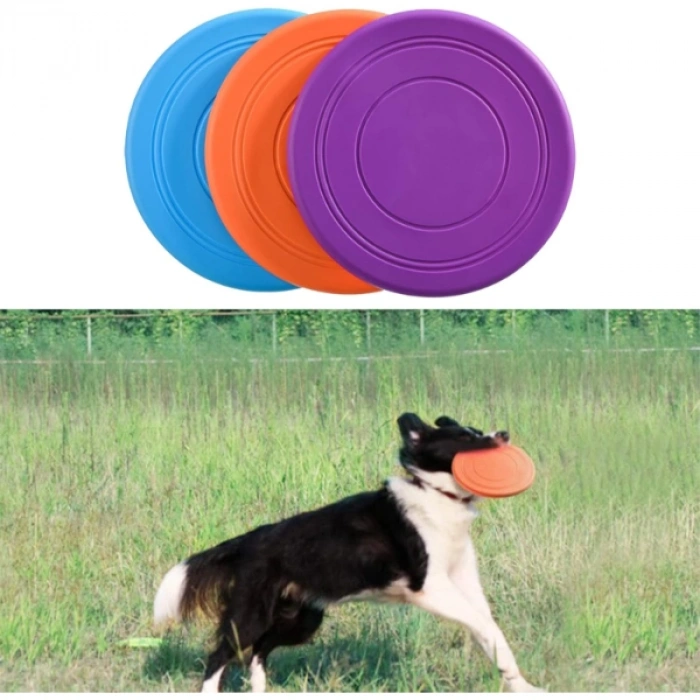 Nevamel Silikon Frizbi Köpek Oyuncağı