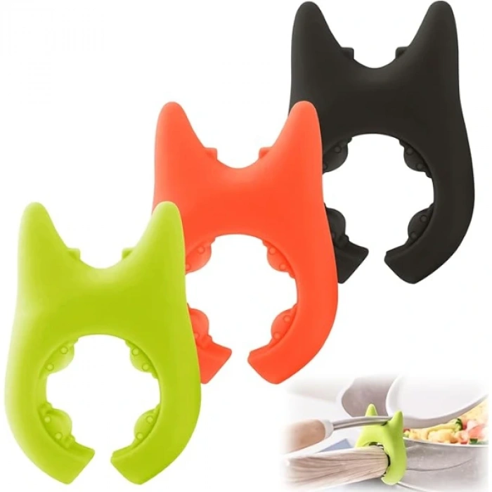 Nevamel Silikon Tava Tencere Kaşık Tutucu