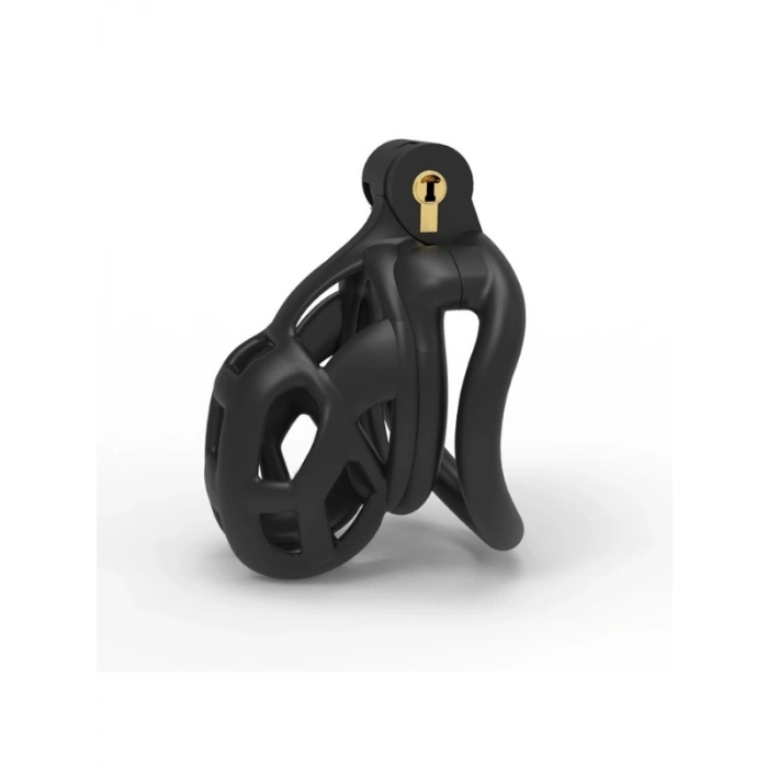 Nevamel® Siyah Ayarlanabilir Metal Penis Kafesi L Beden