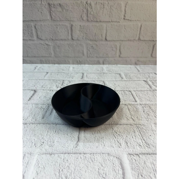 Nevamel® Siyah Çerezlik Kase Seti 4 Adet 3x12 cm