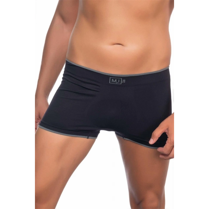 Nevamel® Siyah Mi Emay 2103 Soft Erkek Boxer (Kod:2103)