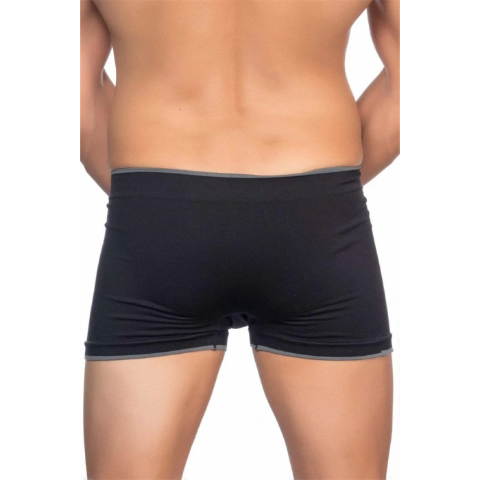 Nevamel® Siyah Mi Emay 2104 Soft Erkek Boxer (Kod:2104)