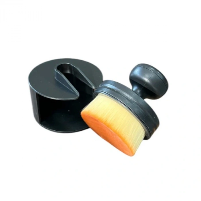 Nevamel Siyah Plastik Lastik Parlatma Fırçası