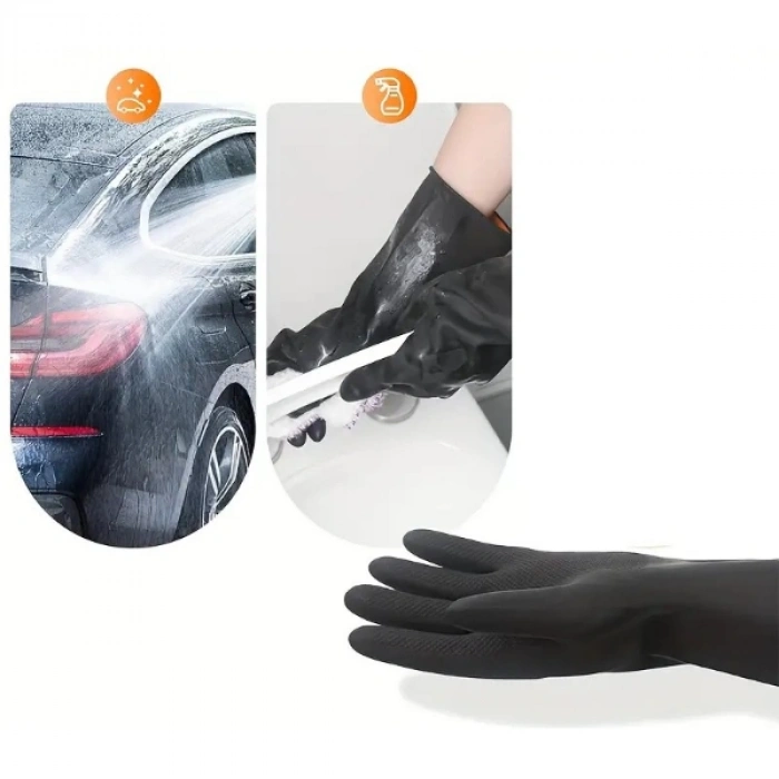 Nevamel Siyah Renkli Endüstriyel Eldiven