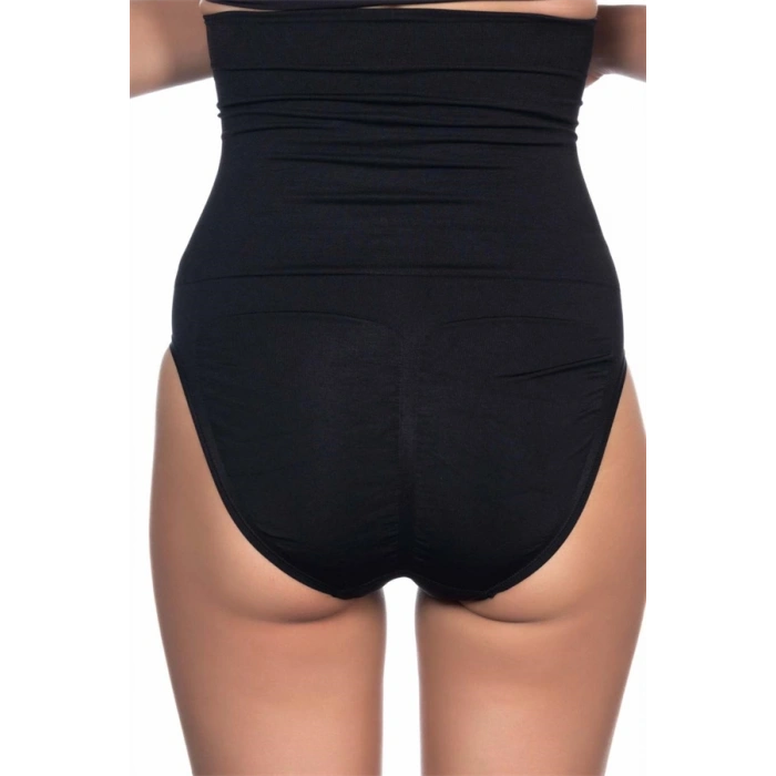 Nevamel® Siyah Yüksek Bel Double Slip Korse