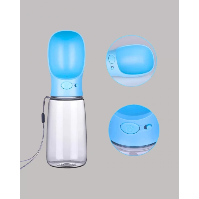 Nevamel® Sızdırmaz Kilit Sistemli Mama ve Su Taşıma Şişesi Gezi İçin Uygun