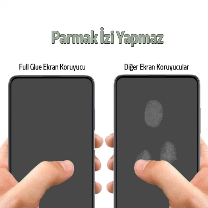 Nevamel SM Galaxy A12 Full Glue Full Kaplama Tempered Cam Ekran Koruyucu-(5775)