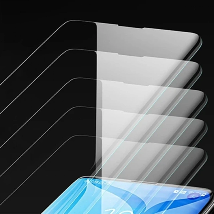 Nevamel SM Galaxy S21 Full Uv Liquid+uv Işık 3DKırılmaz Cam Ekran Koruyucu-(5775)