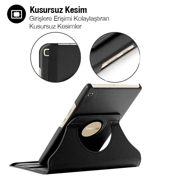 Nevamel SM Galaxy Tab A 10.0 (P580-P585) 360 Derece Döner Standlı Kılıf-(5775)