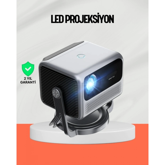 Nevamel® Smart Projector Android TV Yüksek Parlaklık Ev Sineması