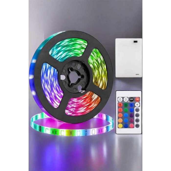 Nevamel Smart Şerit Led TV Arkası Renkli Kumandalı 10 Metre