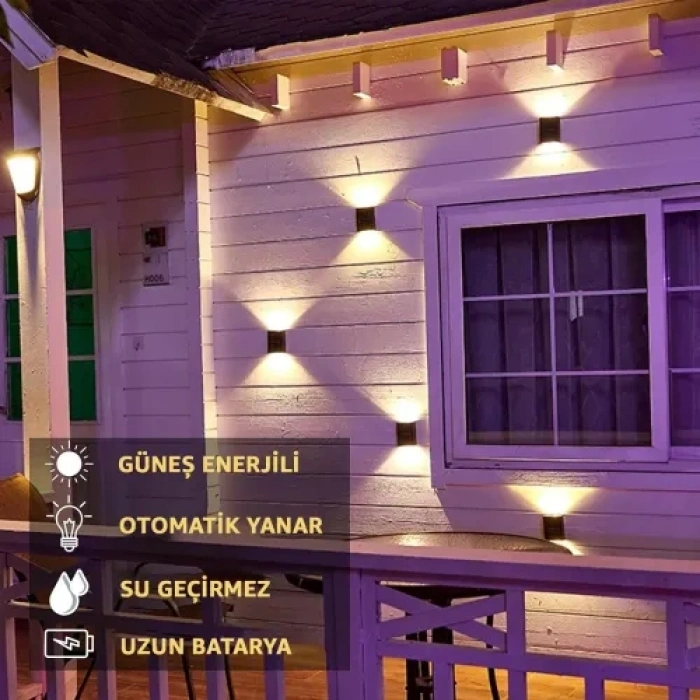 Nevamel Solar 4 Ledli 11cm Duvar Aydınlatması