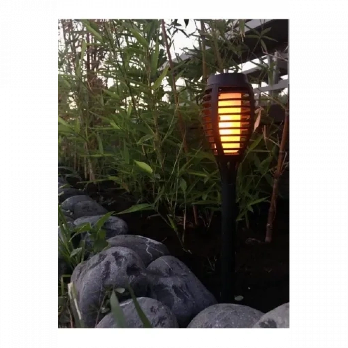 Nevamel Solar Alev Efektli Bahçe Lambası