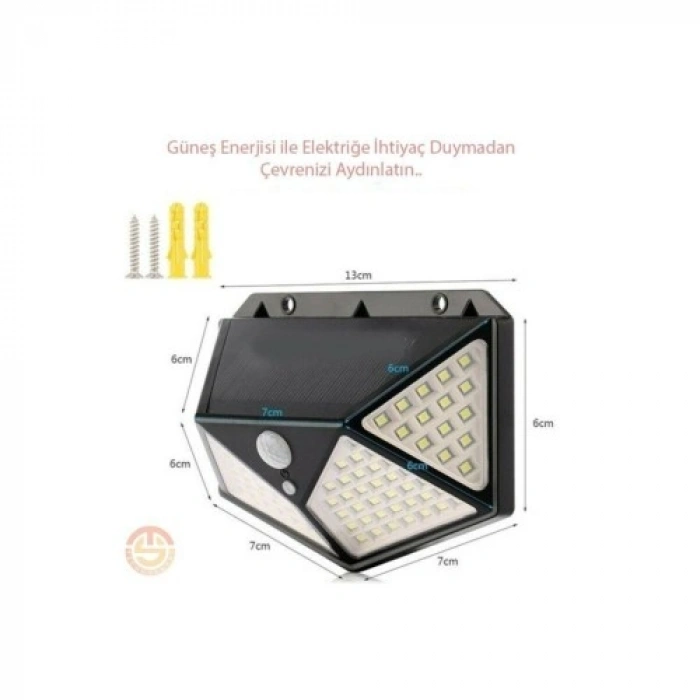 Nevamel Solar Bahçe Aydınlatma Lambası 100 Led