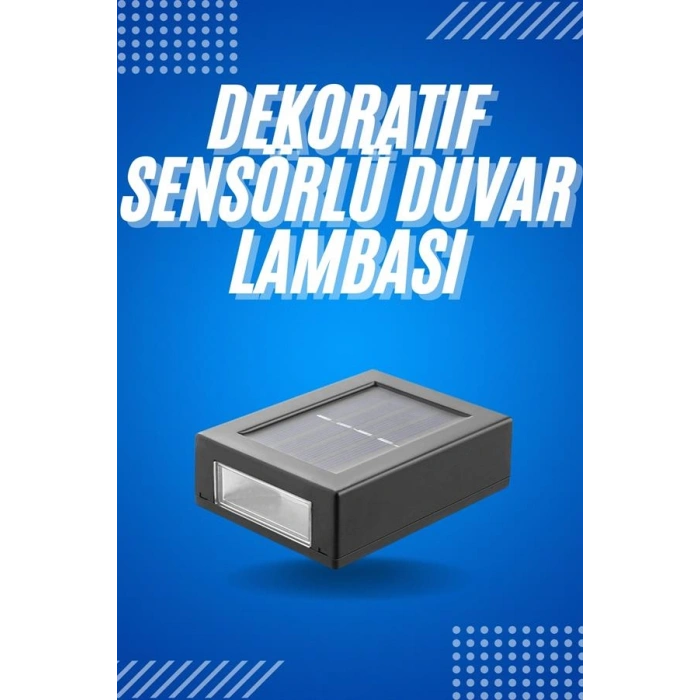 Nevamel Solar Güneş Enerjili Çift Taraflı Duvar Lambası Çift Taraflı Duvar Lamba Güneş Enerjili