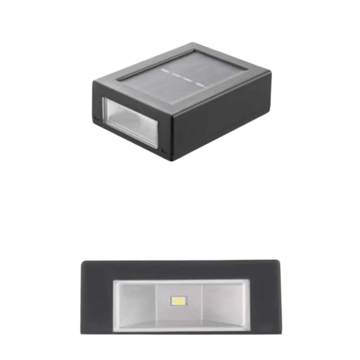 Nevamel Solar Güneş Enerjili Çift Taraflı Duvar Lambası Çift Taraflı Duvar Lamba Güneş Enerjili