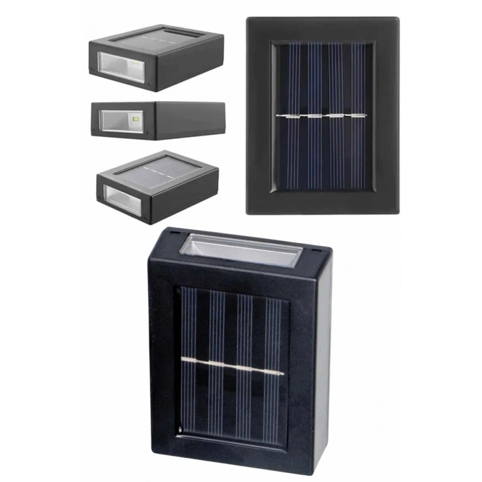 Nevamel Solar Lamba Dekoratif Aplik Su Geçirmez Led Işıklı Duvar Lambası